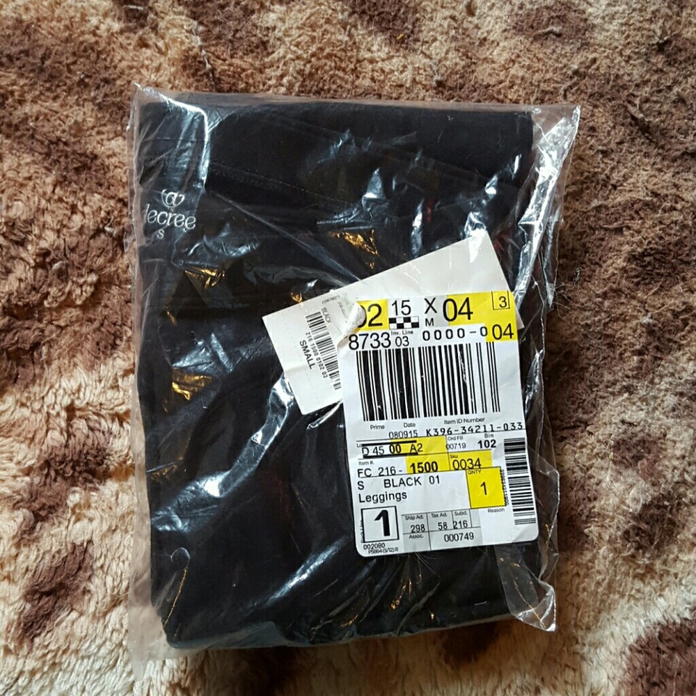 Black Decree Leggings